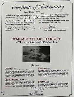 Souvenez-vous de Pearl Harbor - Édition limitée signée et numérotée de Robert Taylor