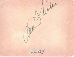 T Robert Taylor/Ann Sheridan Auth. Papier autographe avec certificat d'authenticité