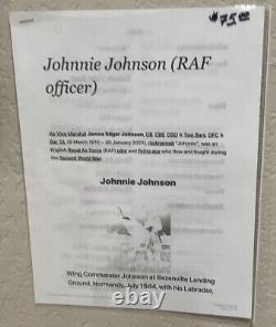 Tirage signé de Robert Taylor Ramrod 792 par Johnny Johnson WWII RAF