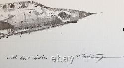 Tonnerre roulant par Robert Taylor Remarque avec COA 4 Pilotes Signature Rare 7/25