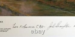 Tonnerre roulant par Robert Taylor Remarque avec COA 4 Pilotes Signature Rare 7/25