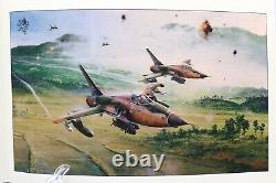 Tonnerre roulant par Robert Taylor Remarque avec COA 4 Pilotes Signature Rare 7/25