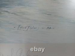 Vol commémoratif - Impression signée de Robert Taylor Spitfire Hurricane Lancaster