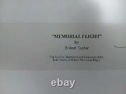 Vol commémoratif - Impression signée de Robert Taylor Spitfire Hurricane Lancaster