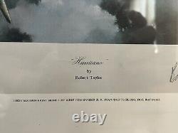 WW2 RAF HURRICANE WC BOB STANFORD-TUCK Impression signée de Robert Taylor ENCADRÉE